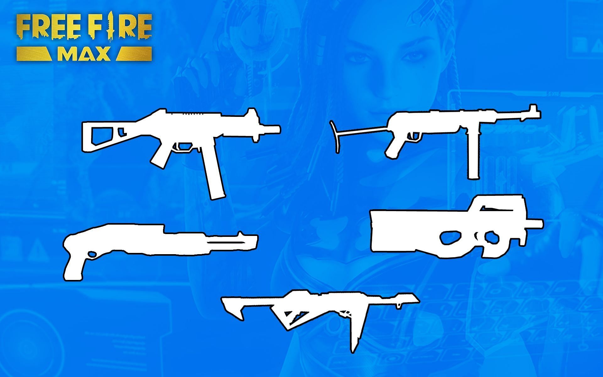 The best submachine guns in Free Fire MAX right now (Image via Sportskeeda)