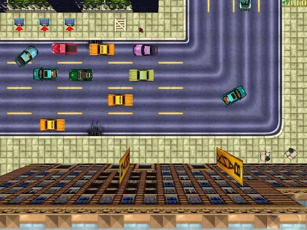 A gameplay screenshot of GTA 1 (Image via Rockstar Games)