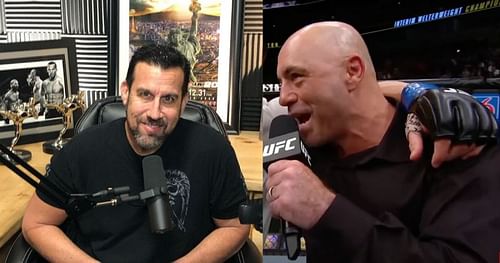 John McCarthy (left), Joe Rogan (Right) [Images Courtesy: @johnmccarthymma on Instagram and UFC on YouTube]