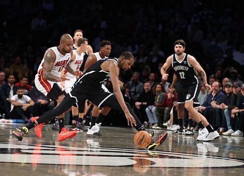 Kevin Durant during the Miami Heat vs Brooklyn Nets game