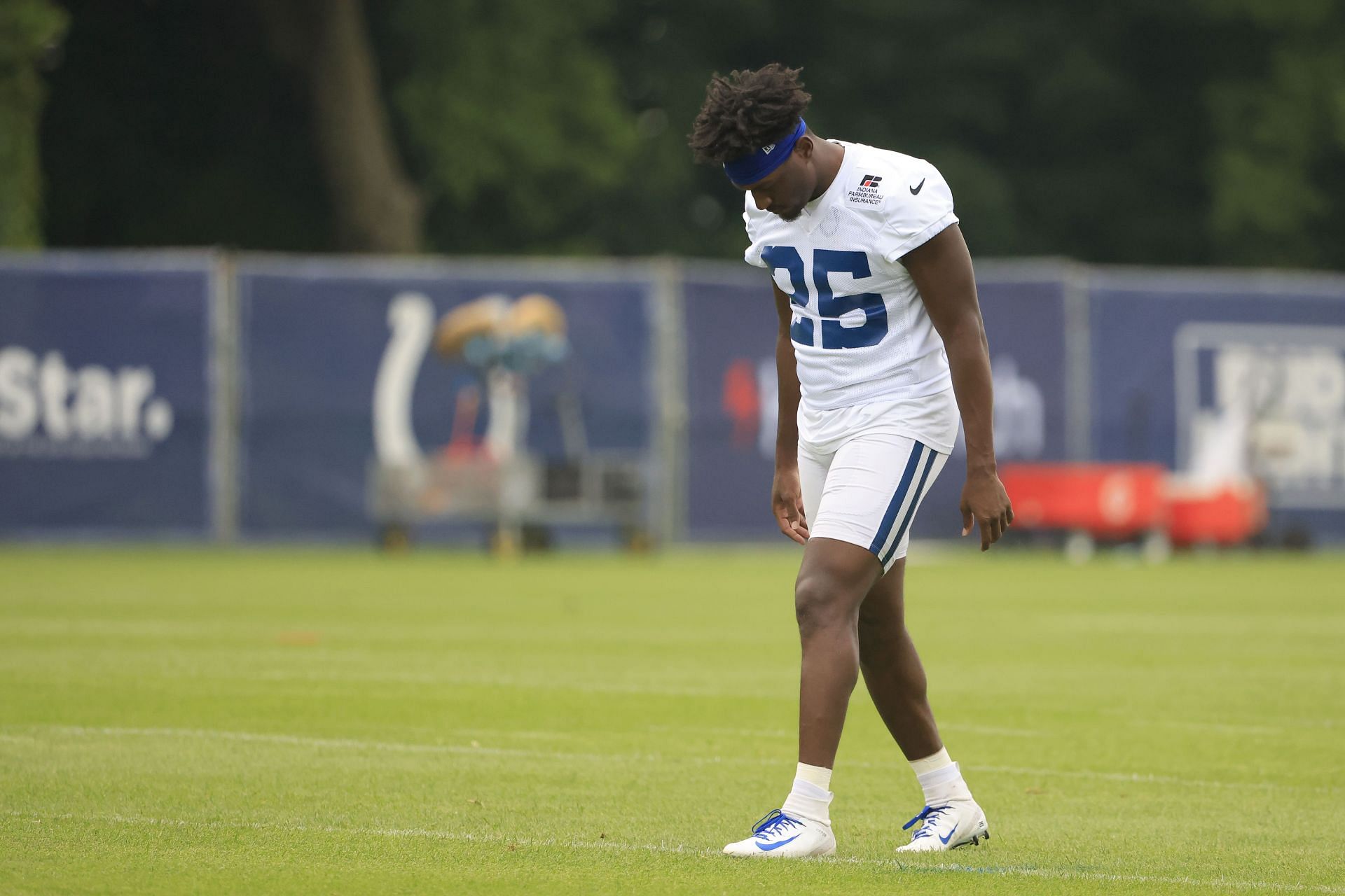 Marlon Mack during the Indianapolis Colts Training Camp