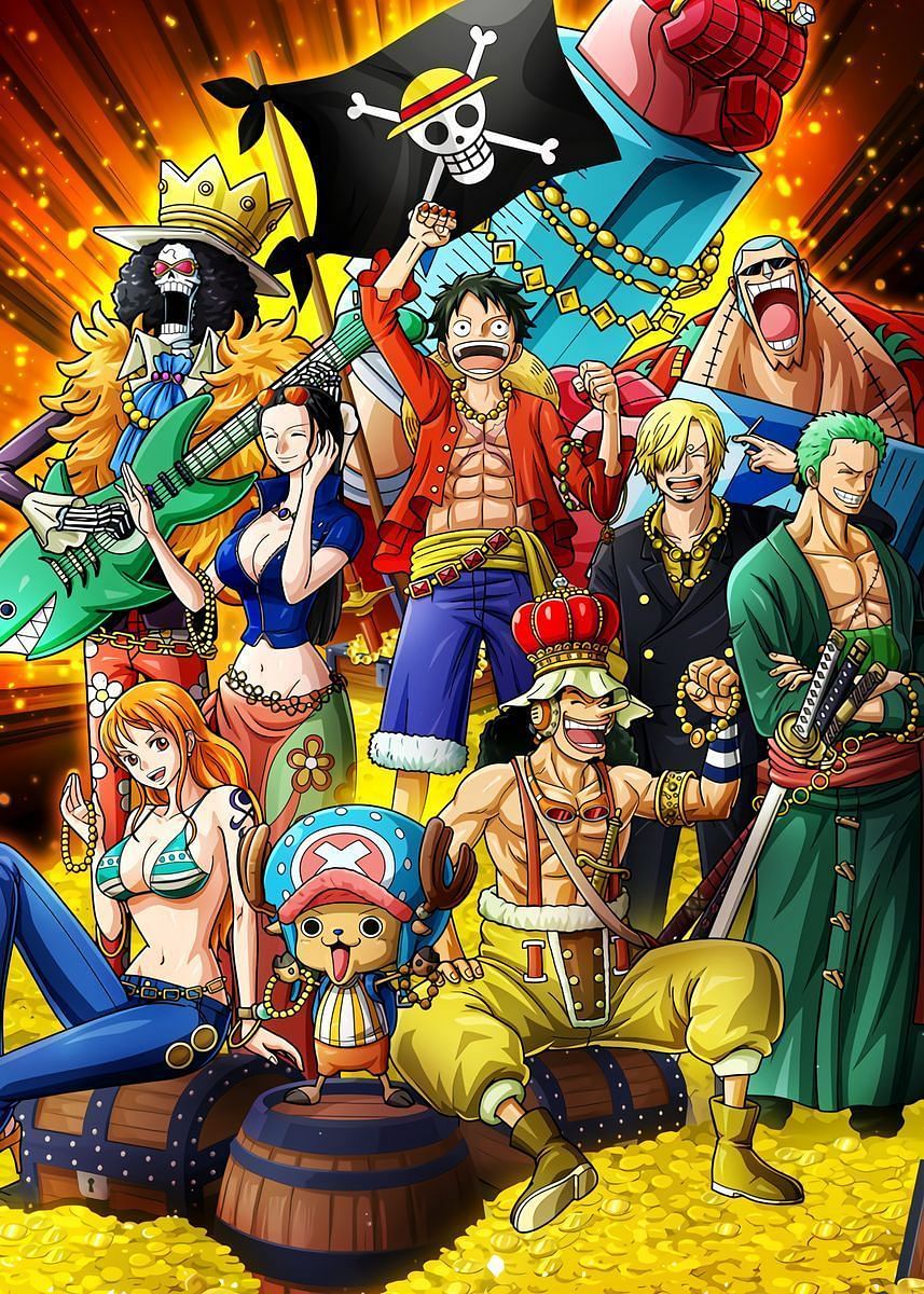 One Piece characters (Image via Pinterest/ @onepiece)