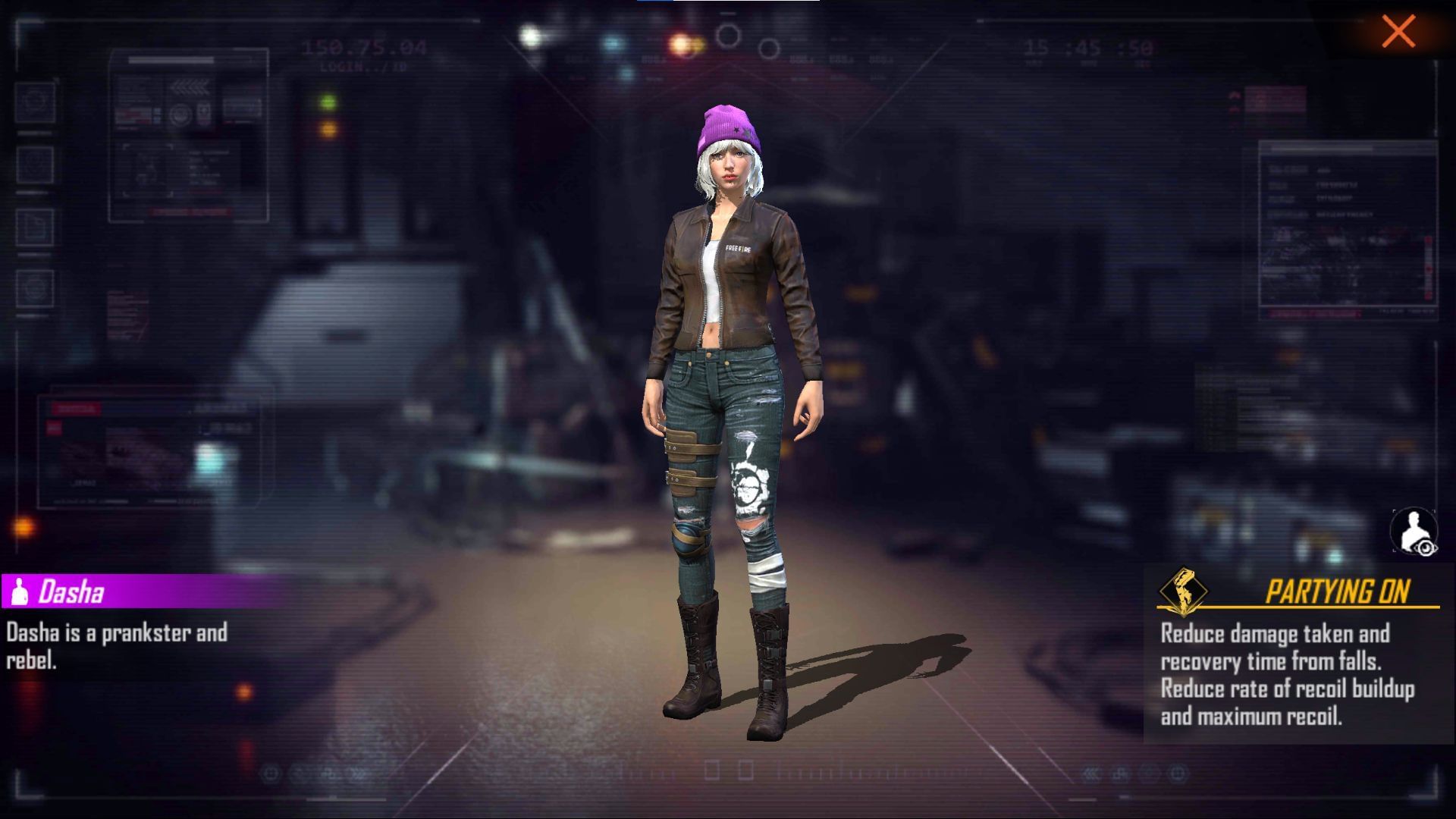 Dasha has multiple impacts on the gameplay (Image via Free Fire)