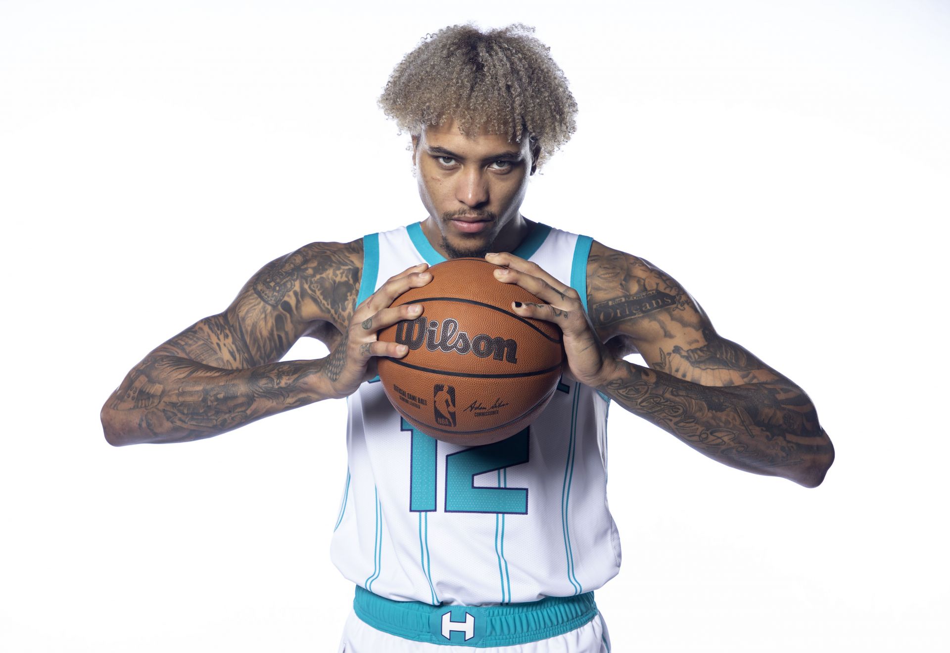 Kelly Oubre Jr. #12 of the Charlotte Hornets