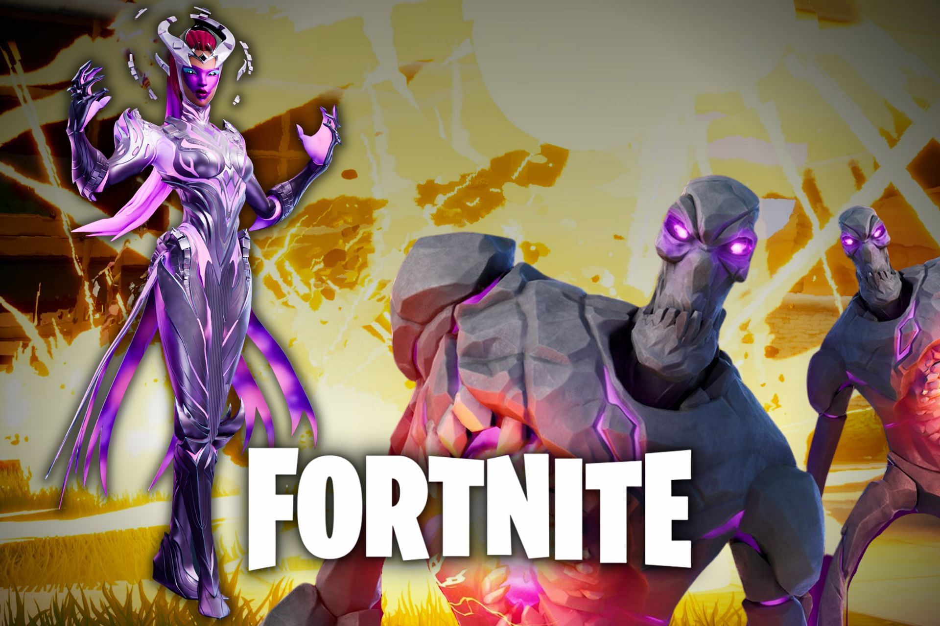 The Cube Queen has arrived on the Fortnite island and aims to destroy it completely (Image via Sportskeeda)