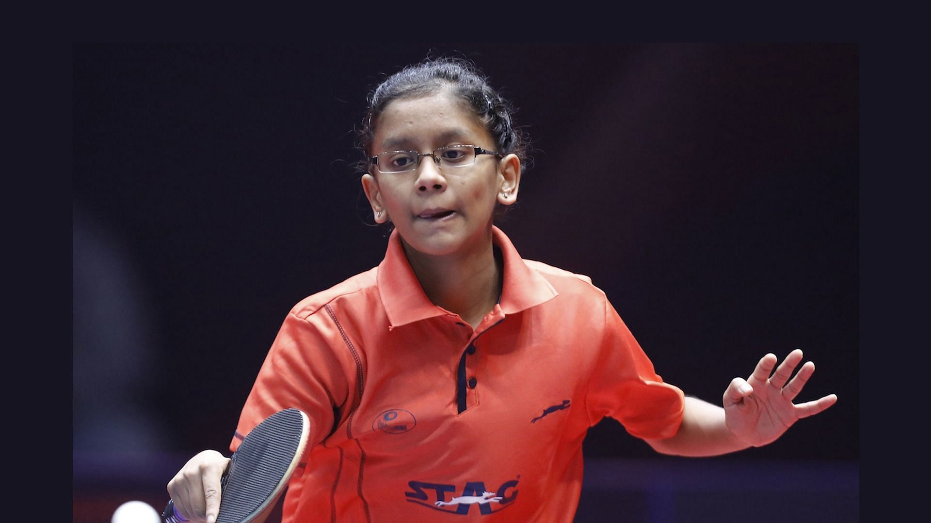 Top seed Sreeja Akula lost in the first round of the North Zone Table Tennis Championship.