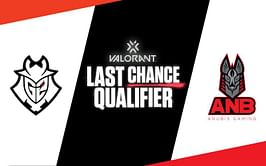 G2 Esports vs Anubis Gaming EMEA Last Chance Qualifier prediction, head to head, live stream details, and more