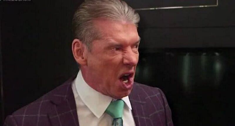 WWE Chairman Vince McMahon letting his feelings known