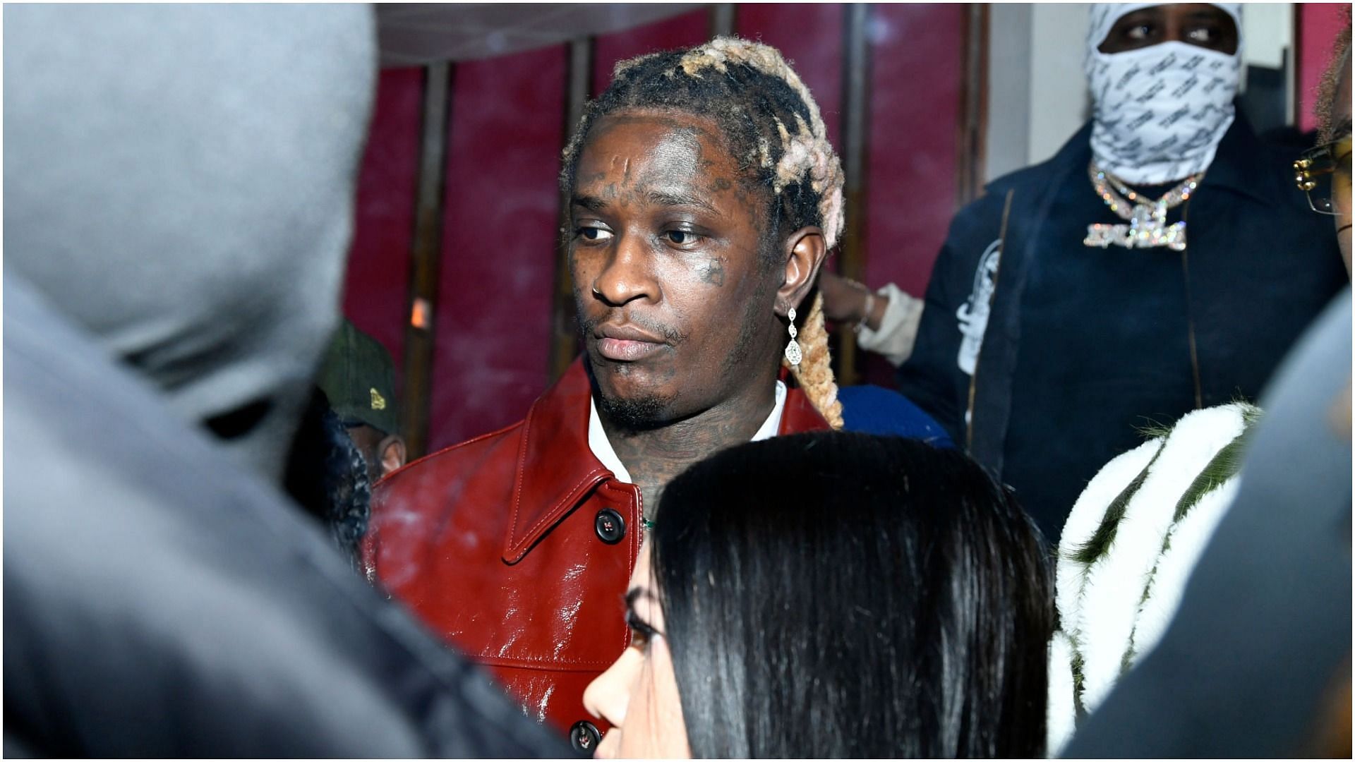 Young Thug attends a release party for his new album &ldquo;PUNK&rdquo; at Delilah on October 12, 2021, in West Hollywood, California (Image via Getty Images)