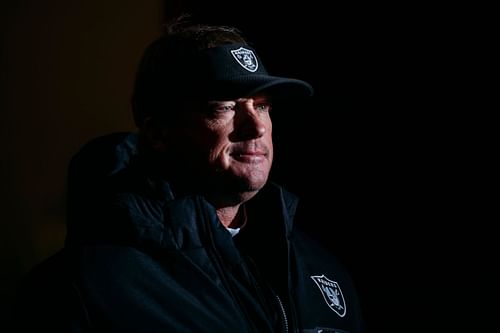 Jon Gruden of the Oakland Raiders vs Kansas City Chiefs