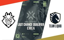 G2 Esports vs Team Liquid Valorant Champions Tour EMEA Last Chance Qualifier: Predictions, head-to-head, livestream details, and more