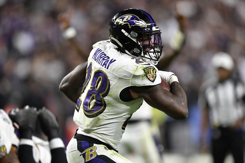 Baltimore Ravens running back Latavius Murray