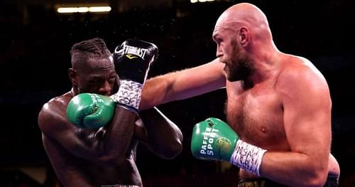 Deontay Wilder (left) & Tyson Fury (right)