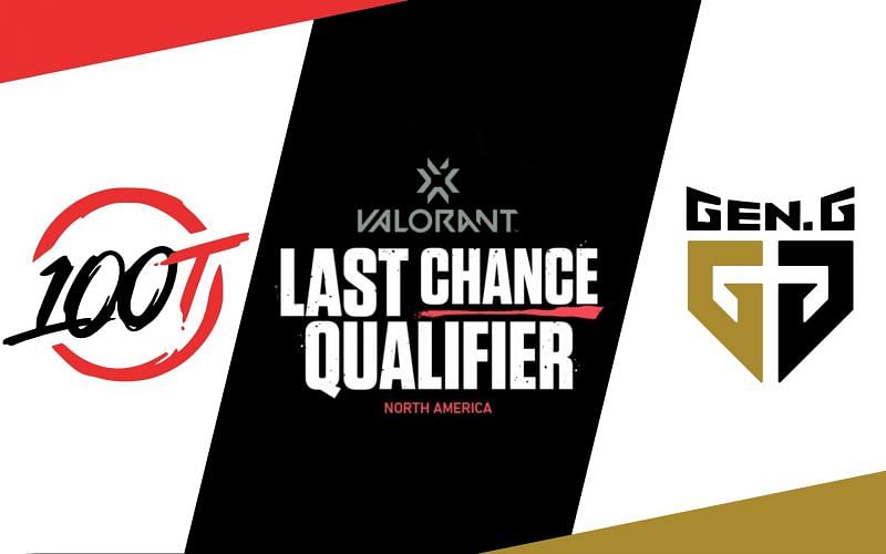 100 Thieves vs Gen.G Esports in Valorant Champions Tour (VCT) NA Last Chance Qualifiers. (Image via Sportskeeda)