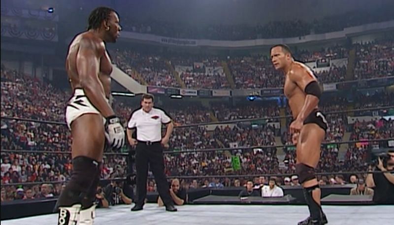 Booker T and The Rock wrestled a few times in WWE