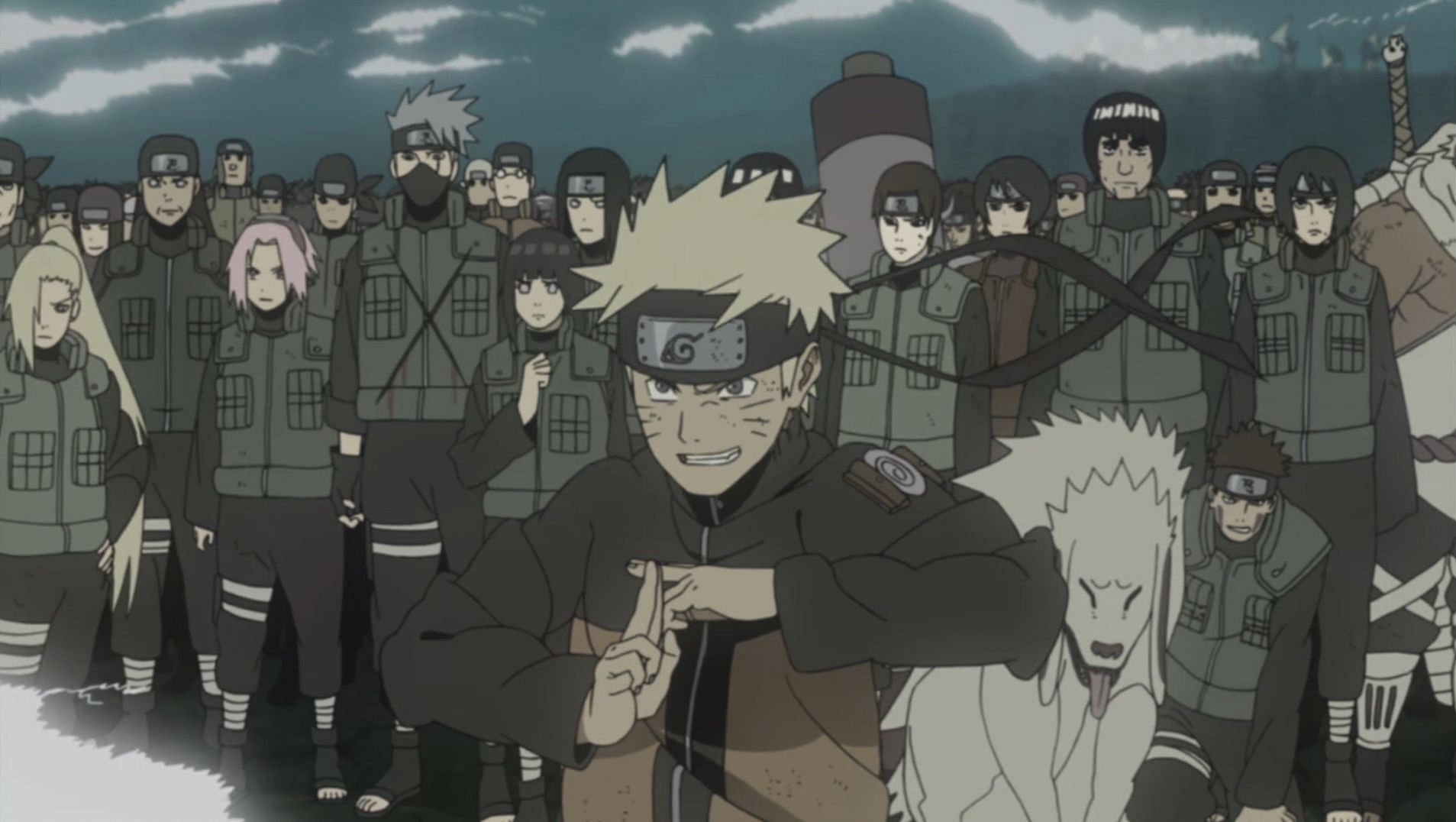 The Allied Forces during the Fourth Great Ninja War (Image via Narutopedia)