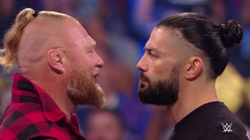Roman Reigns and Brock Lesnar started SmackDown with a huge brawl