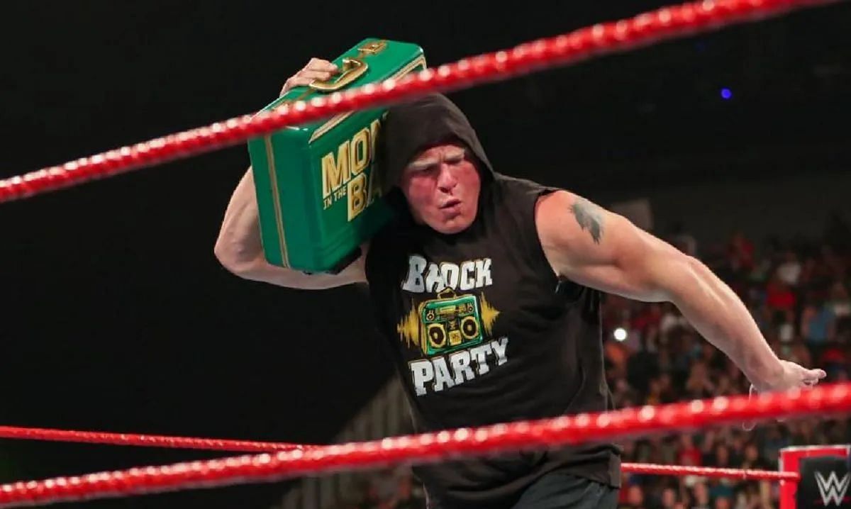 Brock Lesnar during his short-lived &#039;BoomBox&#039; phase