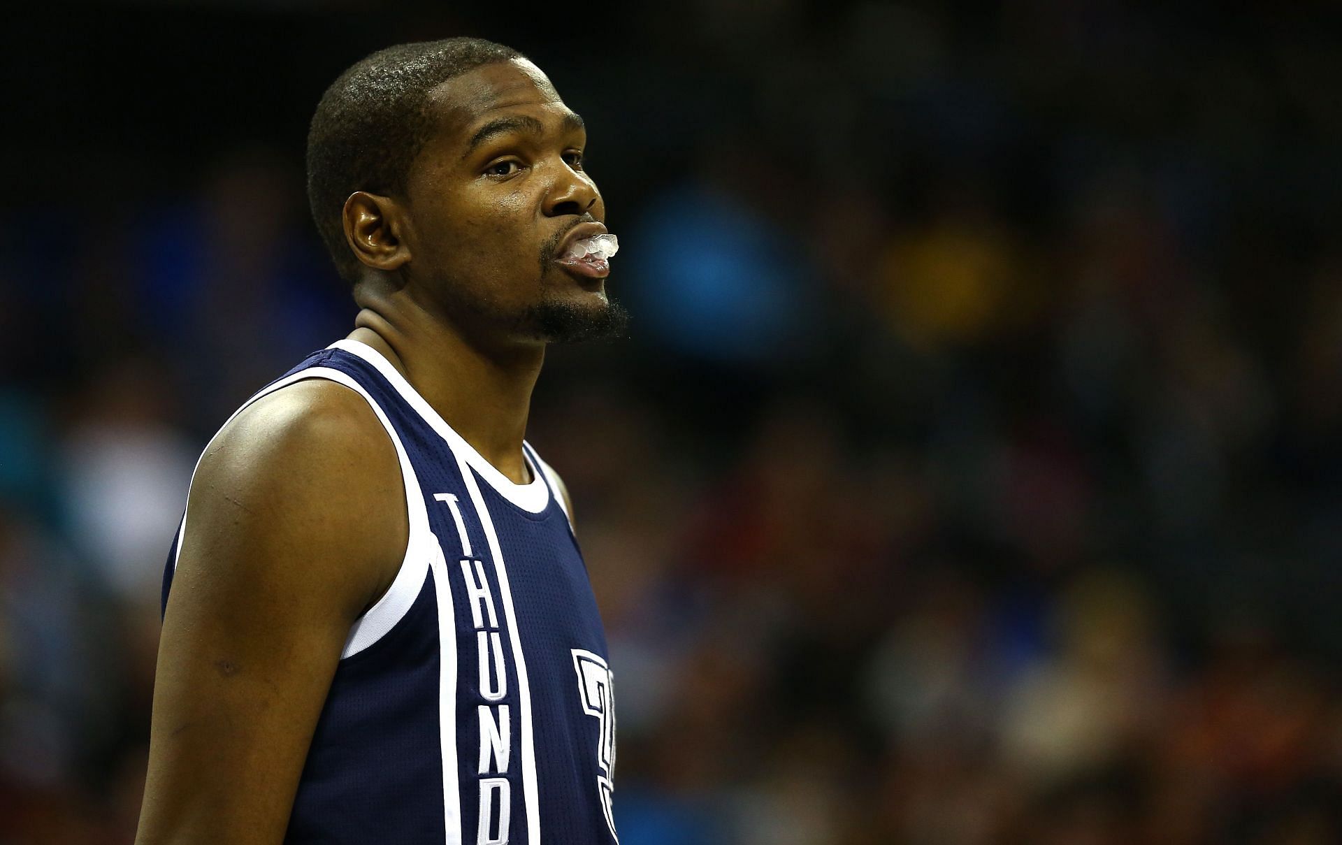 Kevin Durant with the Oklahoma City Thunder in 2013.