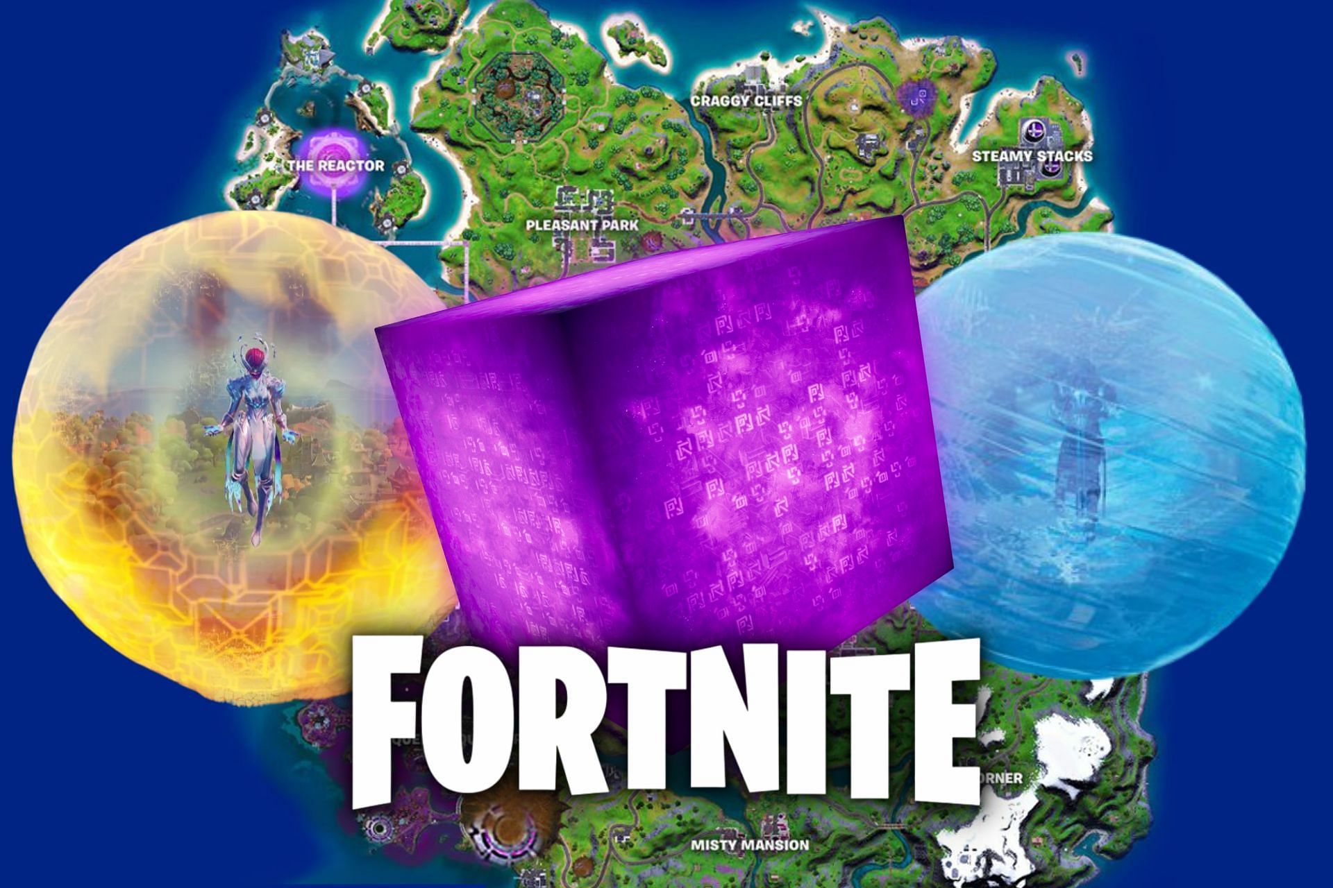 Cube Queen in Fortnite is going to change the map drastically (Image via Sportskeeda)