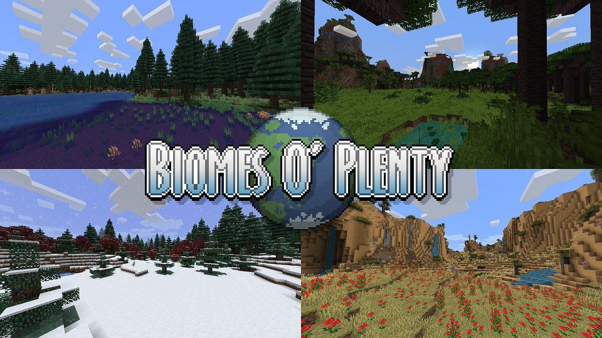 Biomes O&#039; Plenty mod (Image via Minecraft)