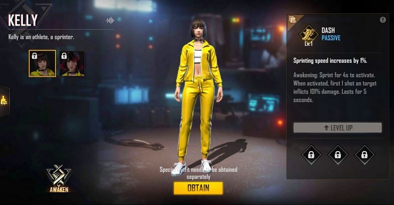 Dash will help users gain movement speed (Image via Free Fire)