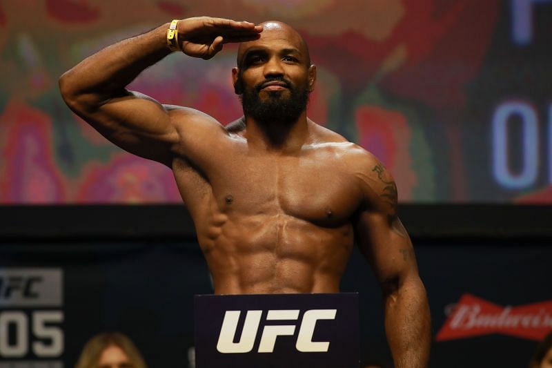 Yoel Romero at the UFC 205: Weigh-ins