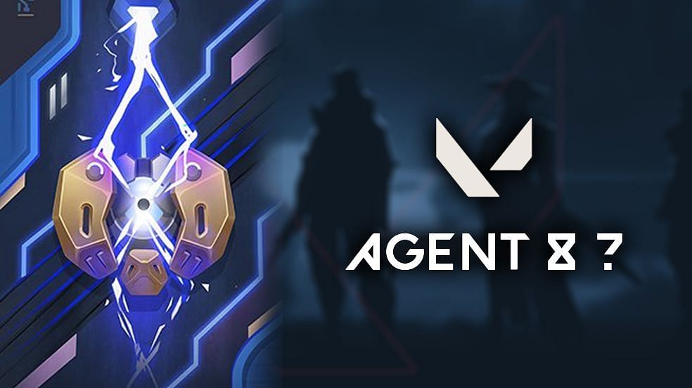 Riot Games potentially teased Agent 8 in the new Valorant Episode 3 Act 3 battle pass player card. (Image via Sportskeeda)