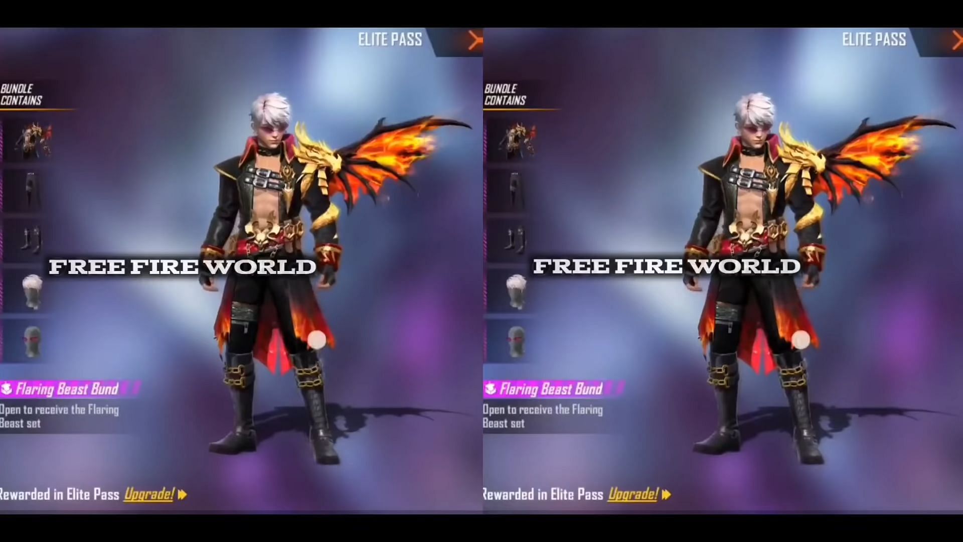 One of the leaked items (Image via Free Fire World / YouTube)