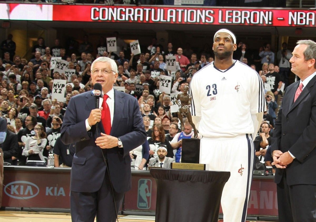 Another year, another MVP trophy for LeBron James