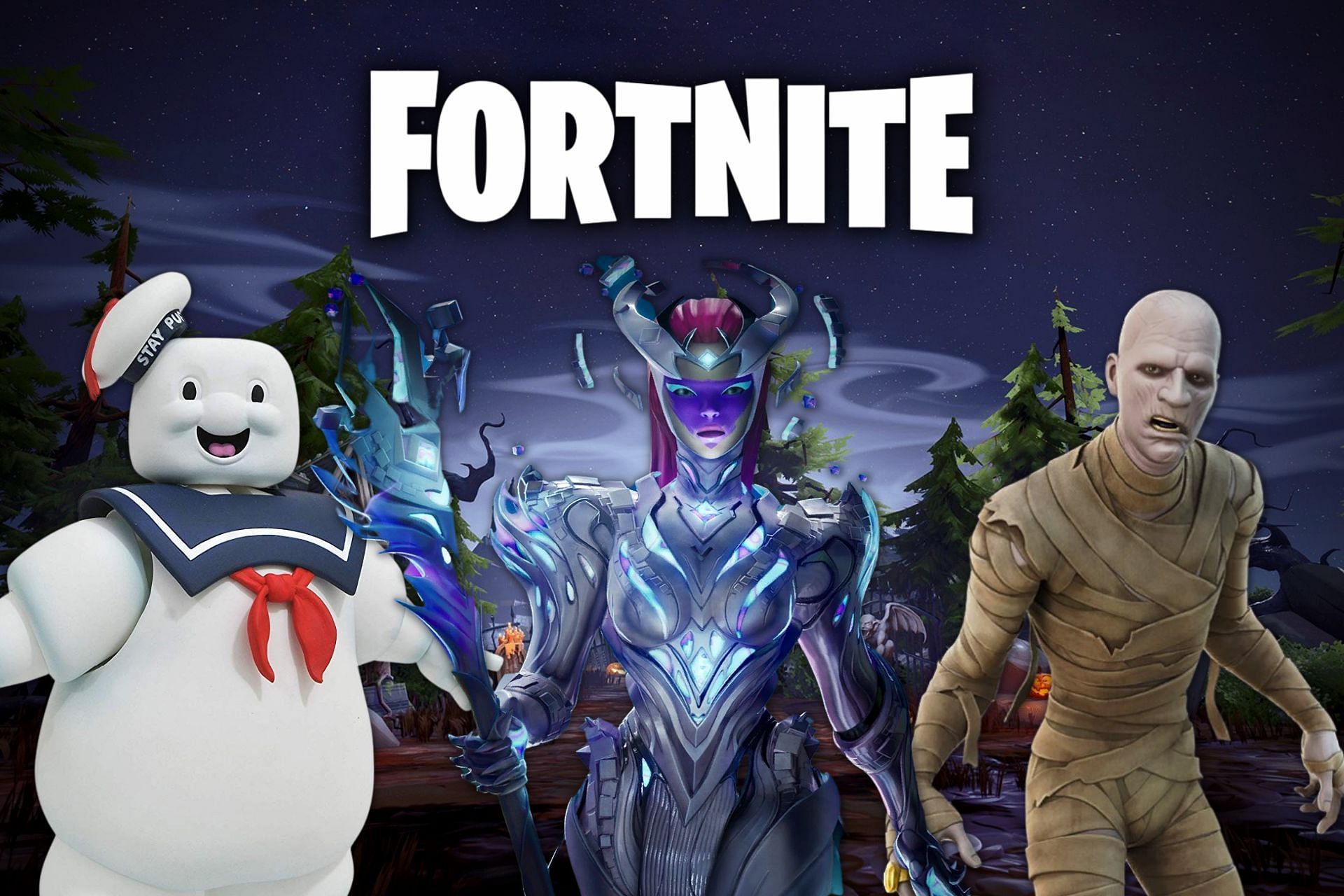 Fortnite update v18.21 welcomes the Cube Queen, Mummy, and Ghostbusters (Image via Sportskeeda)