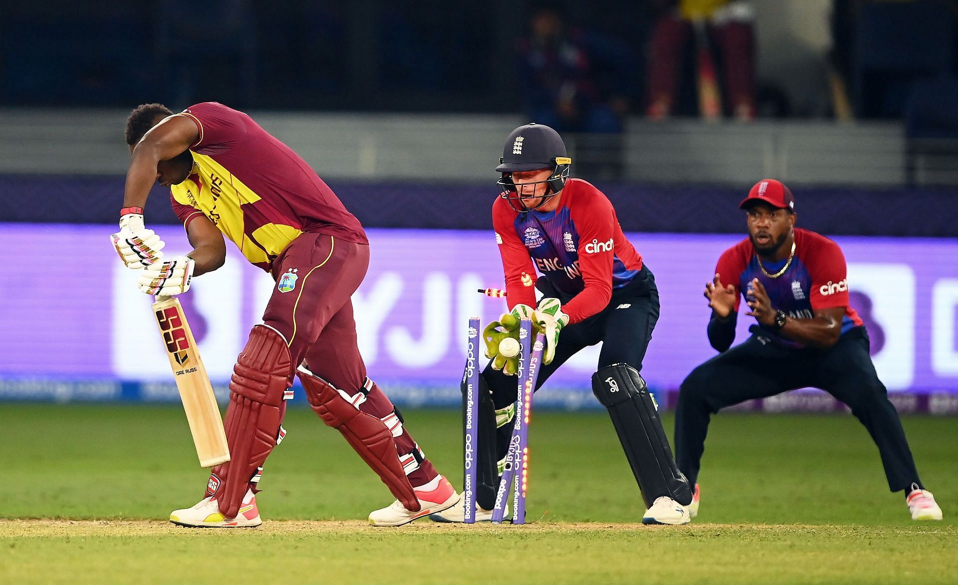 The West Indies suffered a batting collapse against England