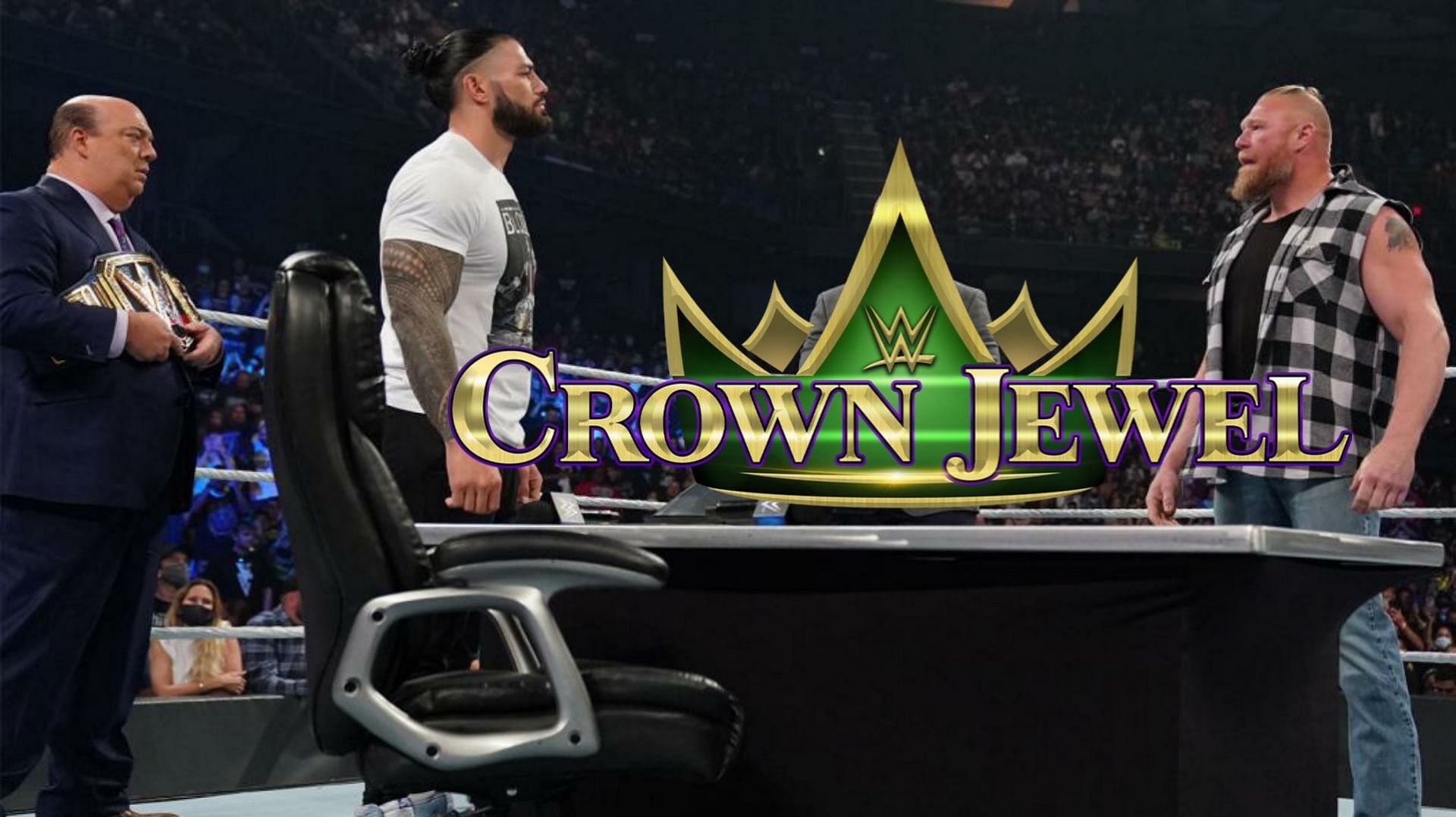 Roman Reigns vs. Brock Lesnar - Crown Jewel