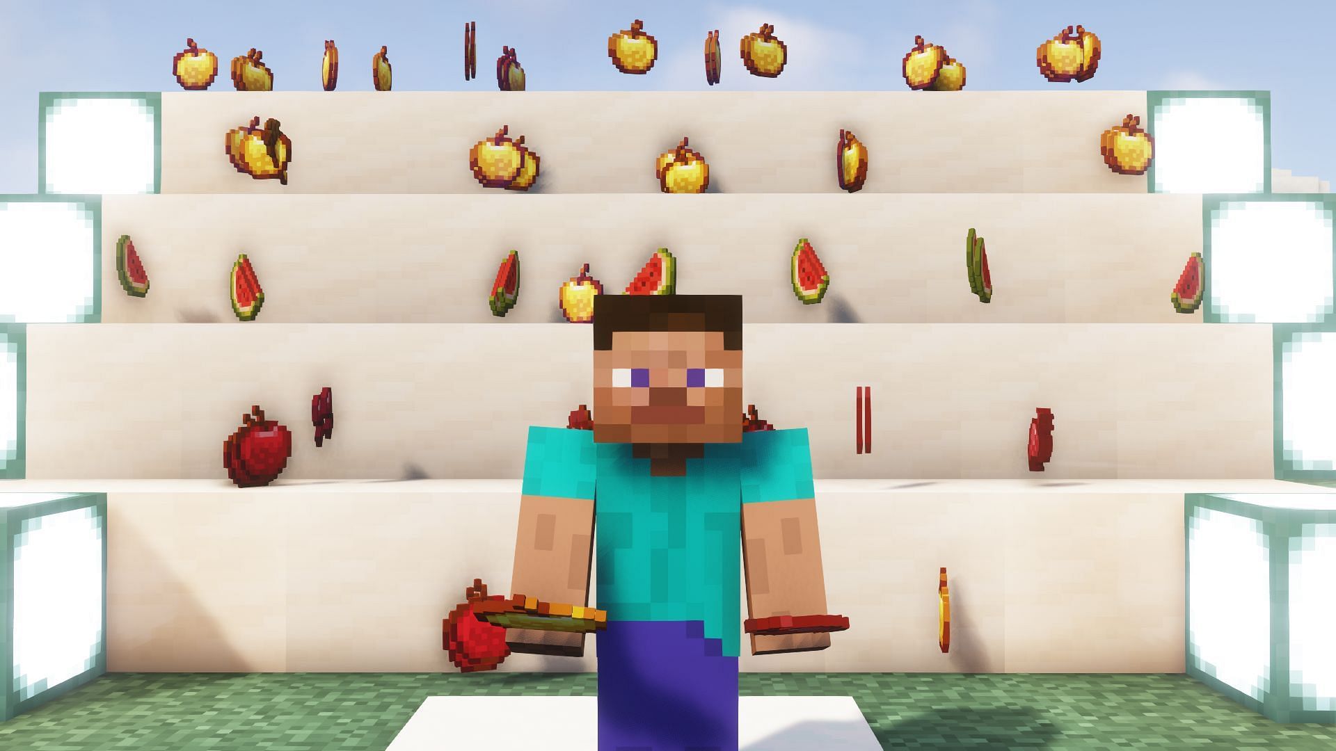 Ranking food items in Minecraft (Image via Minecraft)