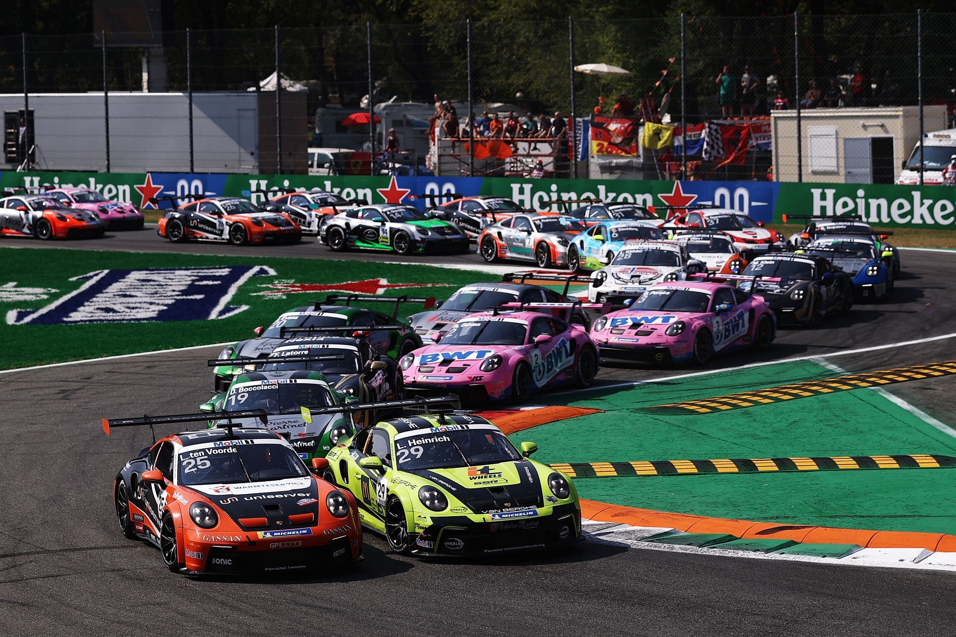 Round 7 and 8 of the 2021 Porsche Mobil 1 Supercup at Autodromo di Monza on Septe in Monza, Italy. (Photo by Lars Baron/Getty Images)
