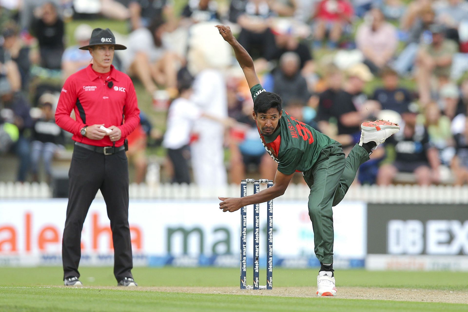 Mustafizur Rahman is yet to get a wicket in the 2021 T20 World Cup Super 12 stage for Bangladesh.