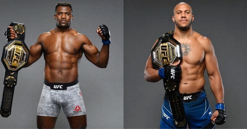 Francis Ngannou (left) and Ciryl Gane (right) [Image Credit: @francisngannou &amp; @ciryl_gane via Instagram]