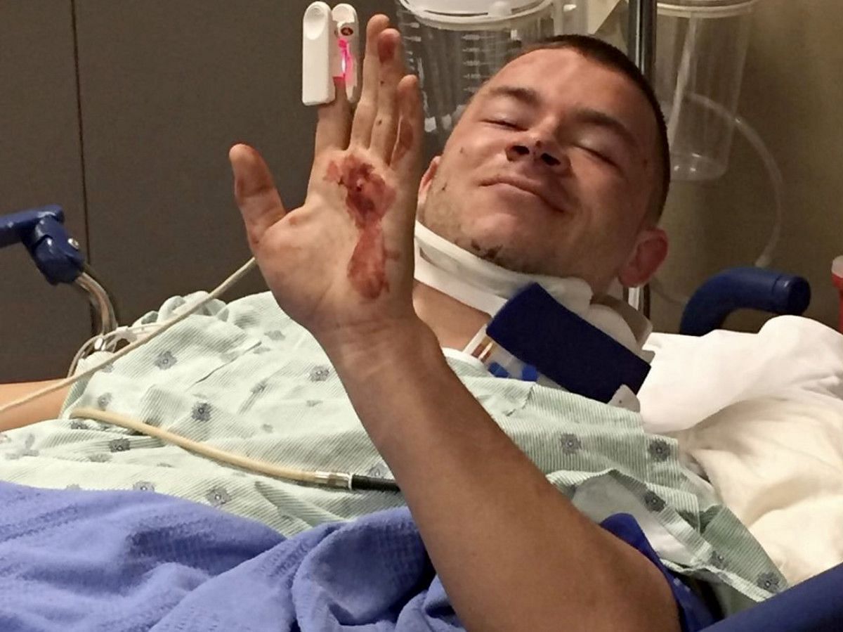 Daniel Garcia recovering from the car accident