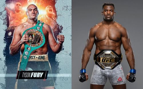 Tyson Fury (left), Francis Ngannou (right) [Images Courtesy: @gypsyking101 @francisngannou on Instagram]