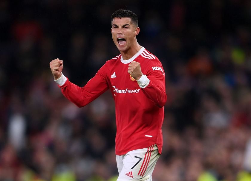 LONDON - SEPTEMBER 21: A rear view of Cristiano Ronaldo of Manchester United  during the Barclays Premie…