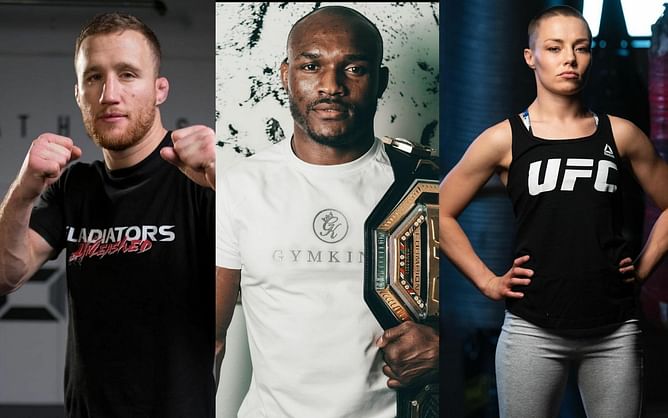 "It's inspiring" - Justin Gaethje on training with Kamaru Usman and Rose Namajunas ahead of UFC 268