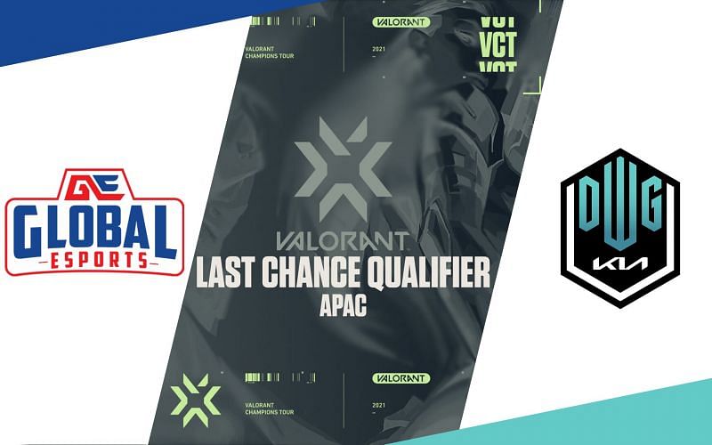 Global Esports and Damwon Gaming in Valorant Champions TourAPAC Last Chance qualifier (Image via Sportskeeda)