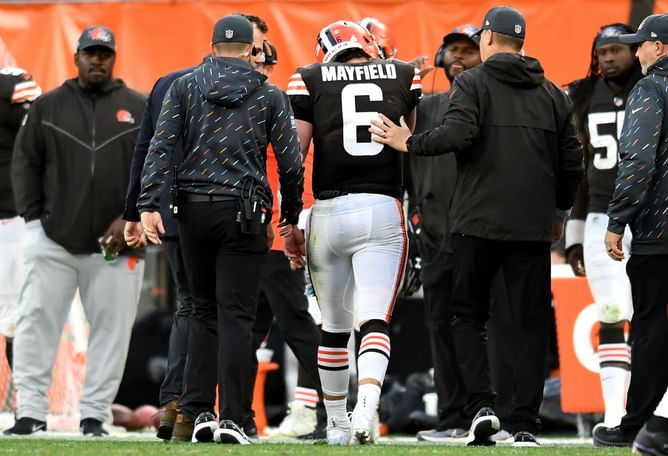 Baker Mayfield injury: How long will Browns star be out for?