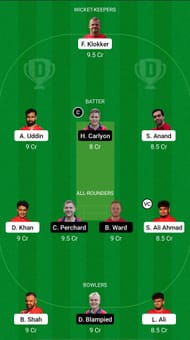 DEN vs JER Dream11 Prediction - ICC World T20 Europe Qualifier