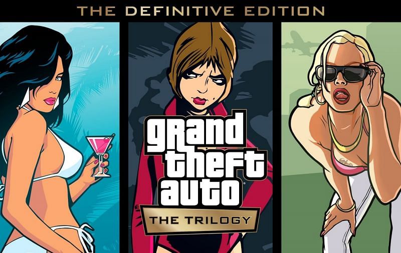 The official poster for the GTA remastered trilogy (Image via Rockstar Games)