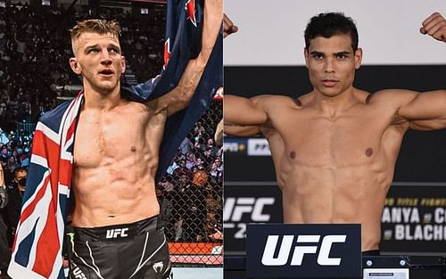 Dan Hooker (left) and Paulo Costa (right) [Image credits @danhangman on Instagram]