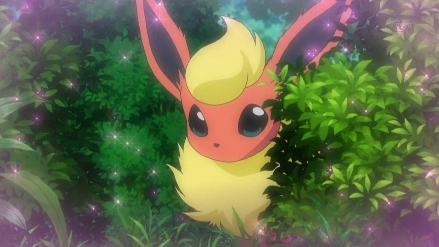 Flareon in the anime. (Image via The Pokemon Company)