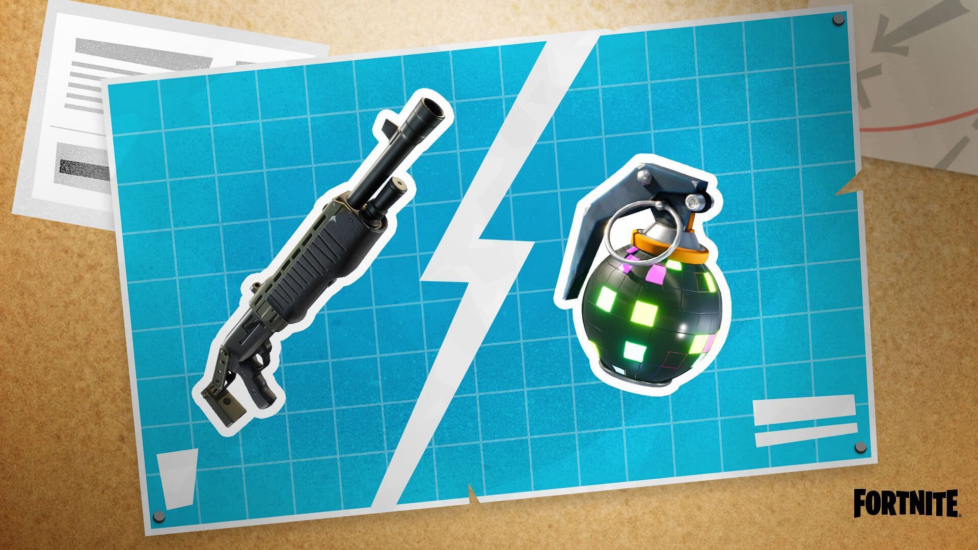 The next war effort involves the Combat Shotgun and the Boogie Bomb. (Image via Epic Games)