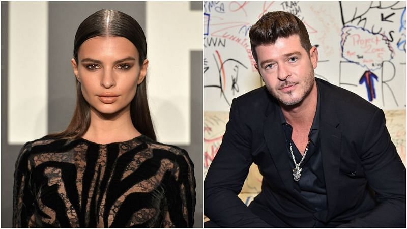 Emily Ratajkowski has put some serious accusations on Robin Thicke. (Image via Getty Images)