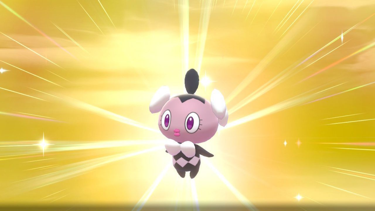 Gothita&#039;s shiny form rendered outside of Pokemon GO (Image via Niantic)